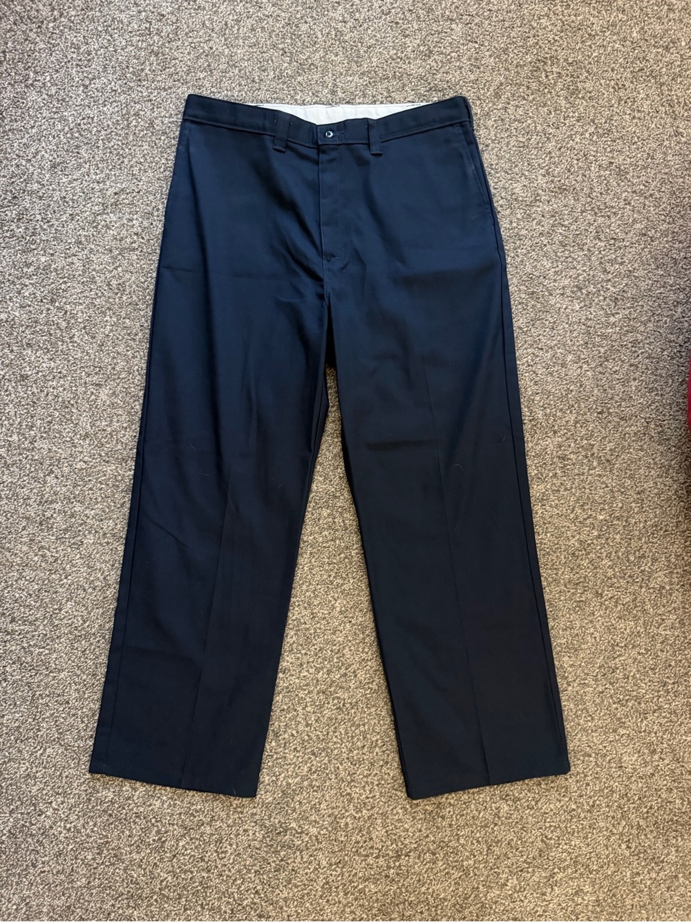 Dickies Men's Navy Dress Trousers - Classic Fit